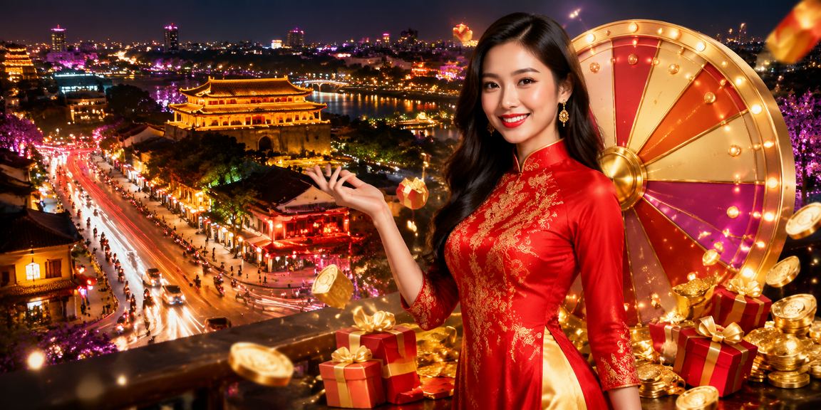 Màn hình ứng dụng cá cược f64 với đèn neon rực rỡ tại Huế
