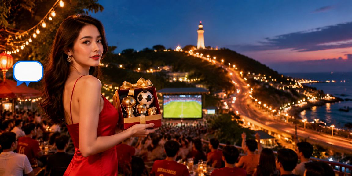 Người dùng tại Vũng Tàu theo dõi kèo bóng đá tại chợ đêm buổi tối